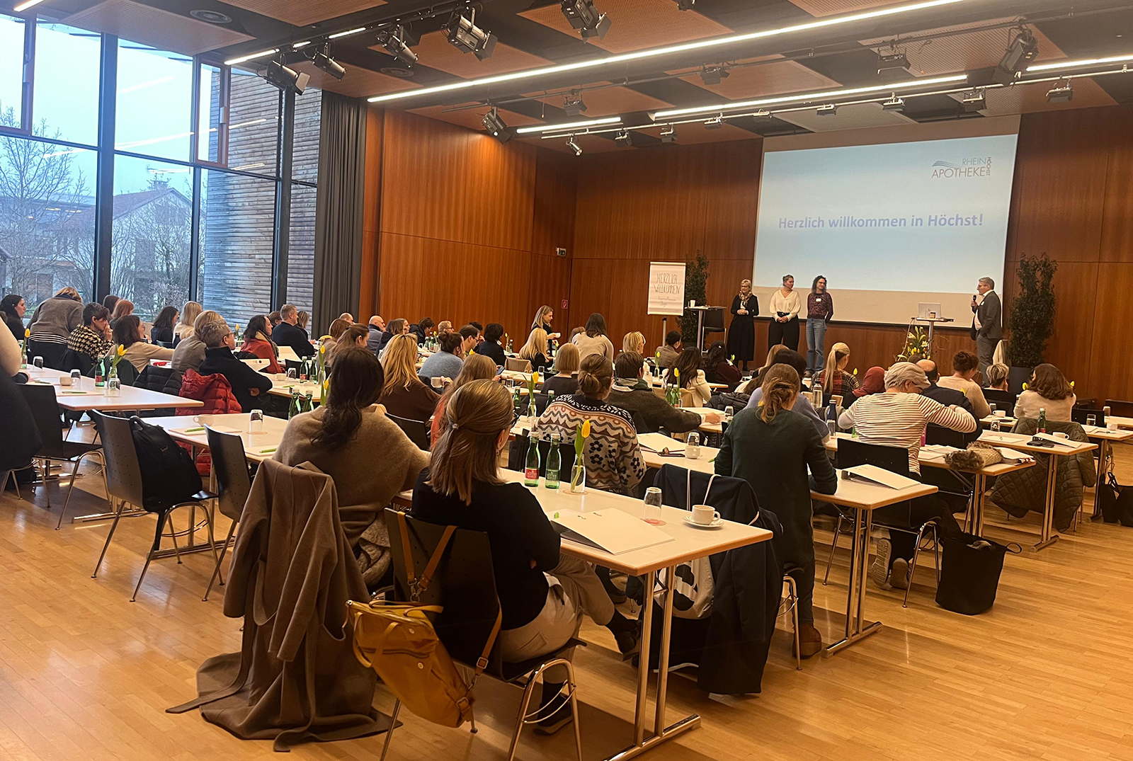 Hormonschulung Event der Rheinapotheke Höchst - Begrüßung